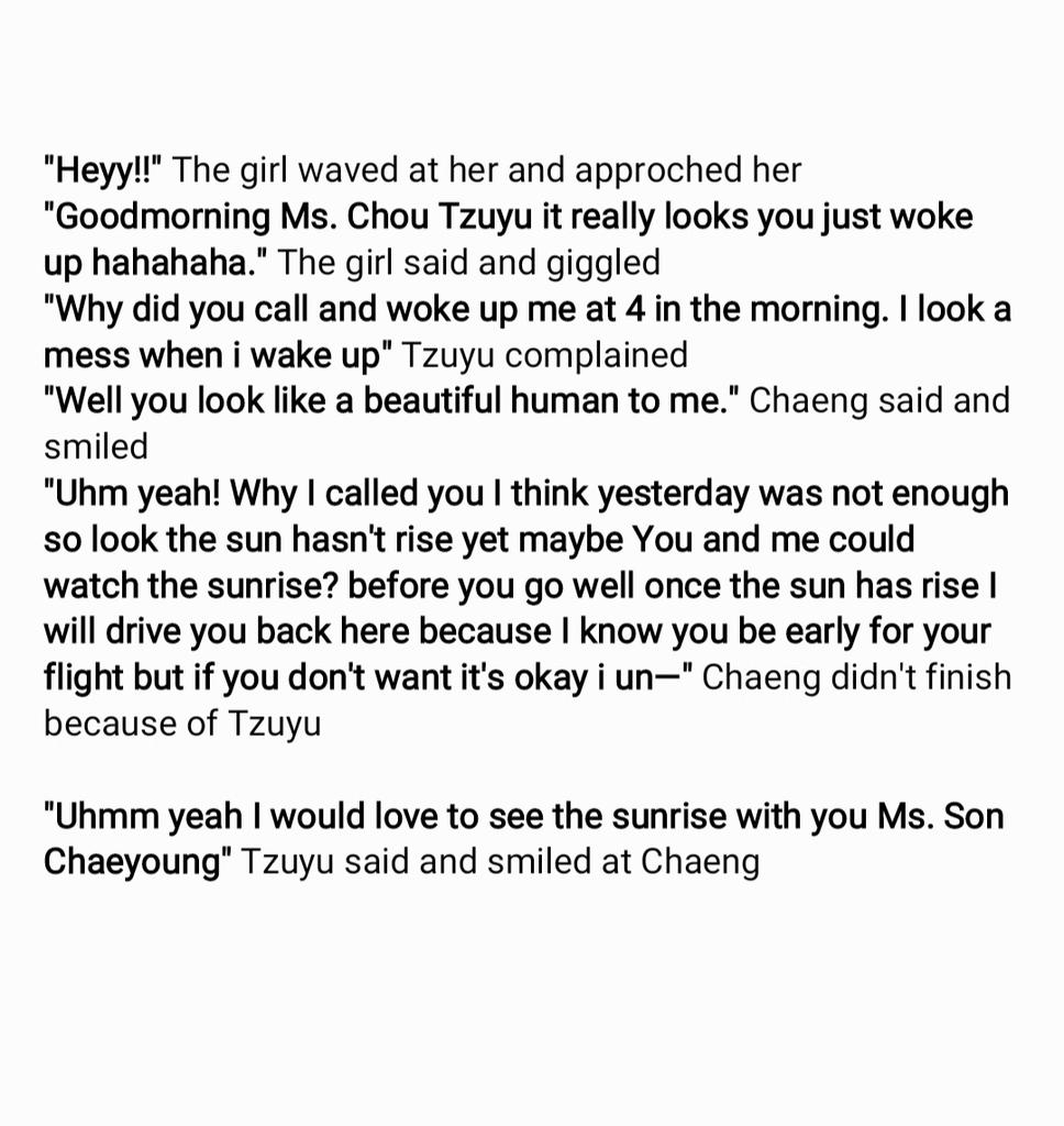 a smile of relief by the girl"What?" She said with a lower volume"Are you gonna come down?? Don't want to wait for you too long" The person replied and giggled"Wait wait I'm gonna come down now! Bye!" The girl hang up and got her coat and went for her way to the hotel lobby.
