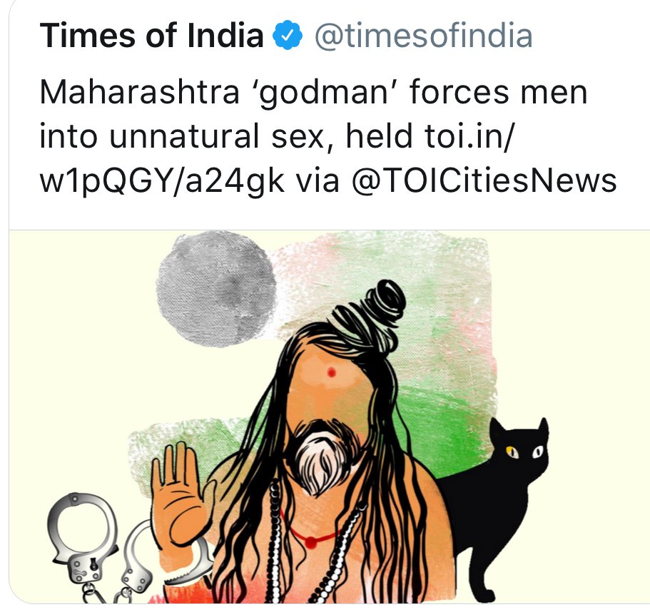 savitha_rao's tweet photo. Since @timesofindia deleted the tweet after outrage by citizens here is the screenshot of the article headline and the actual article .
@Ra_THORe @PMOIndia @HMOIndia @rashtrapatibhvn @rsprasad
@vineetjaintimes https://t.co/iyY4WEM7y5