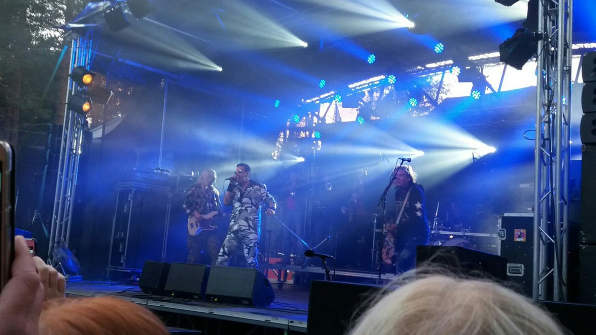 Tb 30.6.18. Huippu ilta ja huippu bändi. (Ja lisäksi vielä paras synttärilahja äitiltä. nimittäin popedan fanipaita.) #Popeda <a href="/CostiPopeda/">Costi Hautamäki</a>