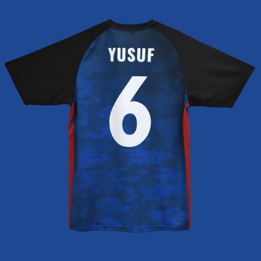 UNIOFOOTBALL's tweet photo. コスタをベースにデザインされた一枚。
デジタルカモフラージュ柄をブルーにすることでサムライブルーのような雰囲気も。

https://t.co/sEHo9CJtiZ

#unio #サッカー #サッカーユニフォーム #サッカーユニホーム #サッカー部 #昇華 #フットサル #フットサルユニフォーム #ユニフォーム 
#footsal https://t.co/GK2SHYRHYy