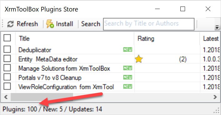 XrmToolBox's tweet image. #XrmToolBox just reached 100 validated plugins! #milestone #msdyn365 #msdyn365CE