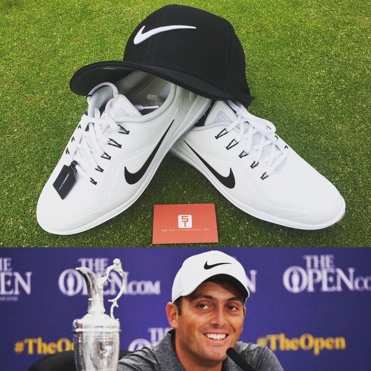 Congratulations to Francesco Molinari on his incredible win at Carnoustie 
Shop the @nikegolf shoes and apparel of all 3 major winners in 2018 now @haddingtongolf

#nikegolf #openchampionship #carnoustie #stgolf #lunarcontrolvapor #molinari #golfeastlothian #nikeslam
