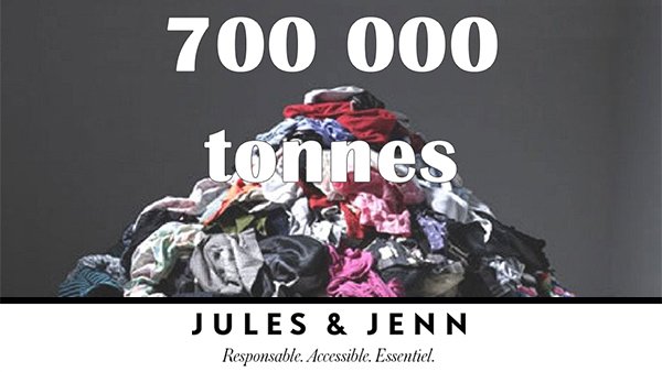JulesetJenn's tweet photo. 700 000 tonnes de #vêtements sont jetées chaque année en #France ! 😠
STOP à la #modejetable ! On vous donne des conseils pour consommer MOINS et MIEUX 👉 Rendez-vous sur notre blog : https://t.co/fIc82Wdace
#slowfashion #modedurable #modeethique #WhoMadeYourClothes https://t.co/WknSDsiYw9