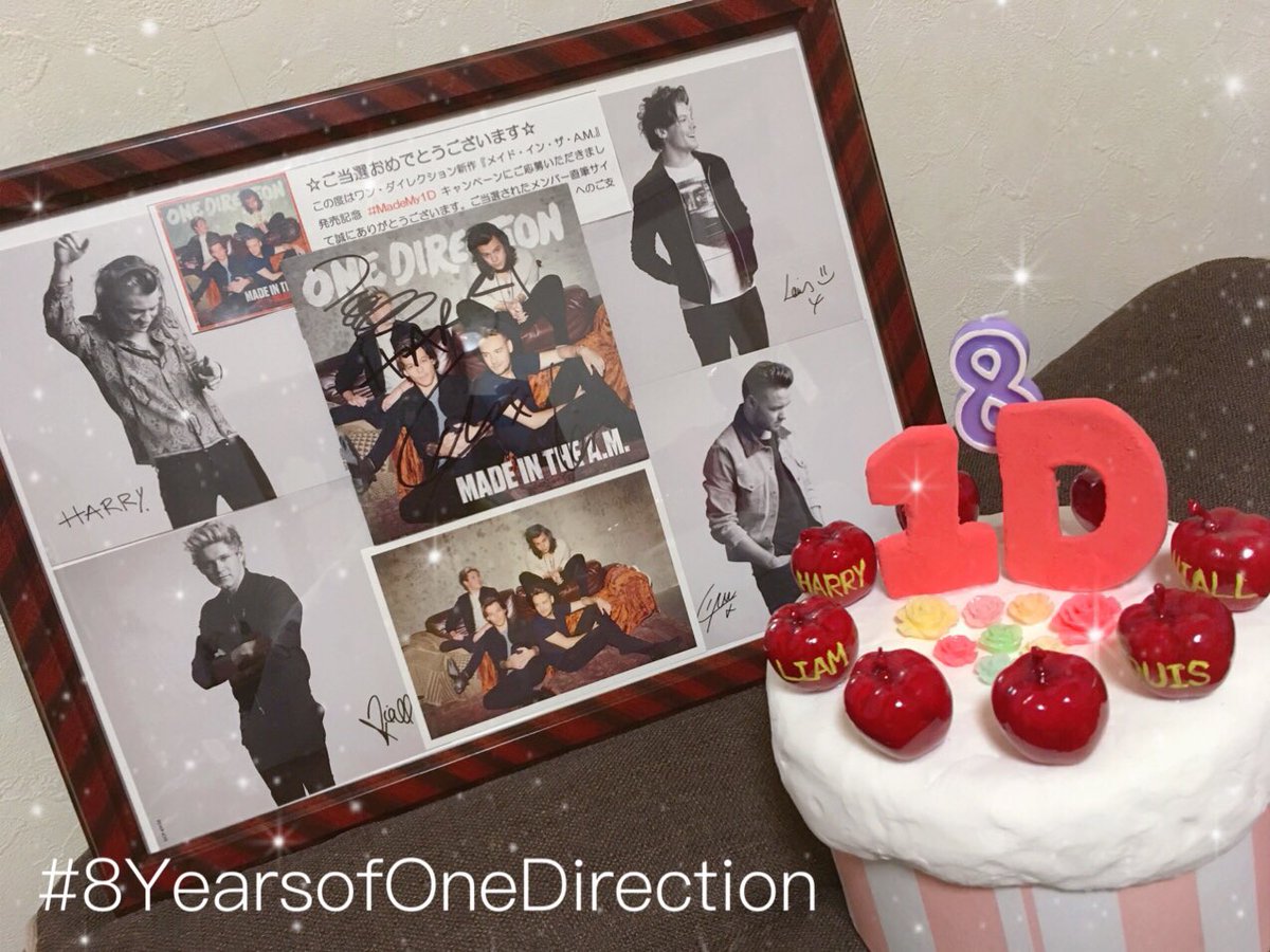 Styles1dir's tweet image. 2ヶ月前くらいに作った紙粘土製の1Dケーキです🎂❤️
紙粘土なのでずっと腐りません。1Dのみんなと私たちDirectionerとの絆もずっとずっと腐りません、弱まりません。
WE ARE 1D FAMILYです。
死ぬまで応援し続けます。
いつも幸せをありがとう。
心の底からありがとう。
#8yearsofOneDierction