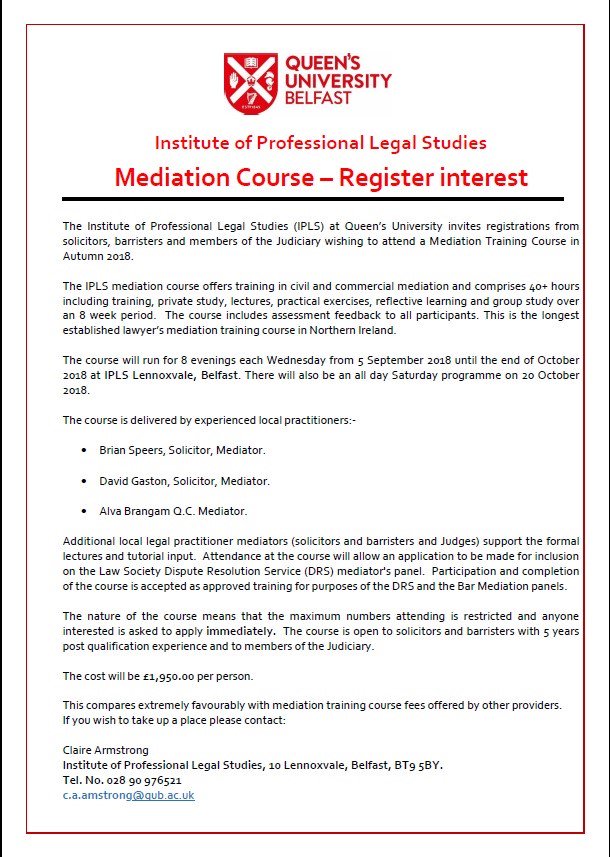 Law Society of Northern Ireland (@lawsociety_ni) on Twitter photo 