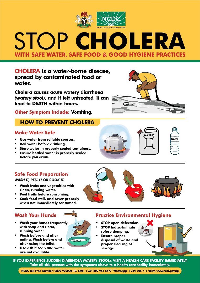 NCDCgov's tweet photo. On #NCDCSundayReflections, CEO @Chikwe_I urges everyone to take personal responsibility in our collective efforts to stop #Cholera. We all have a part to play to #EndCholera in #Nigeria.

Read more:  https://t.co/0Ti79XE2PI https://t.co/7Hrzur5he8