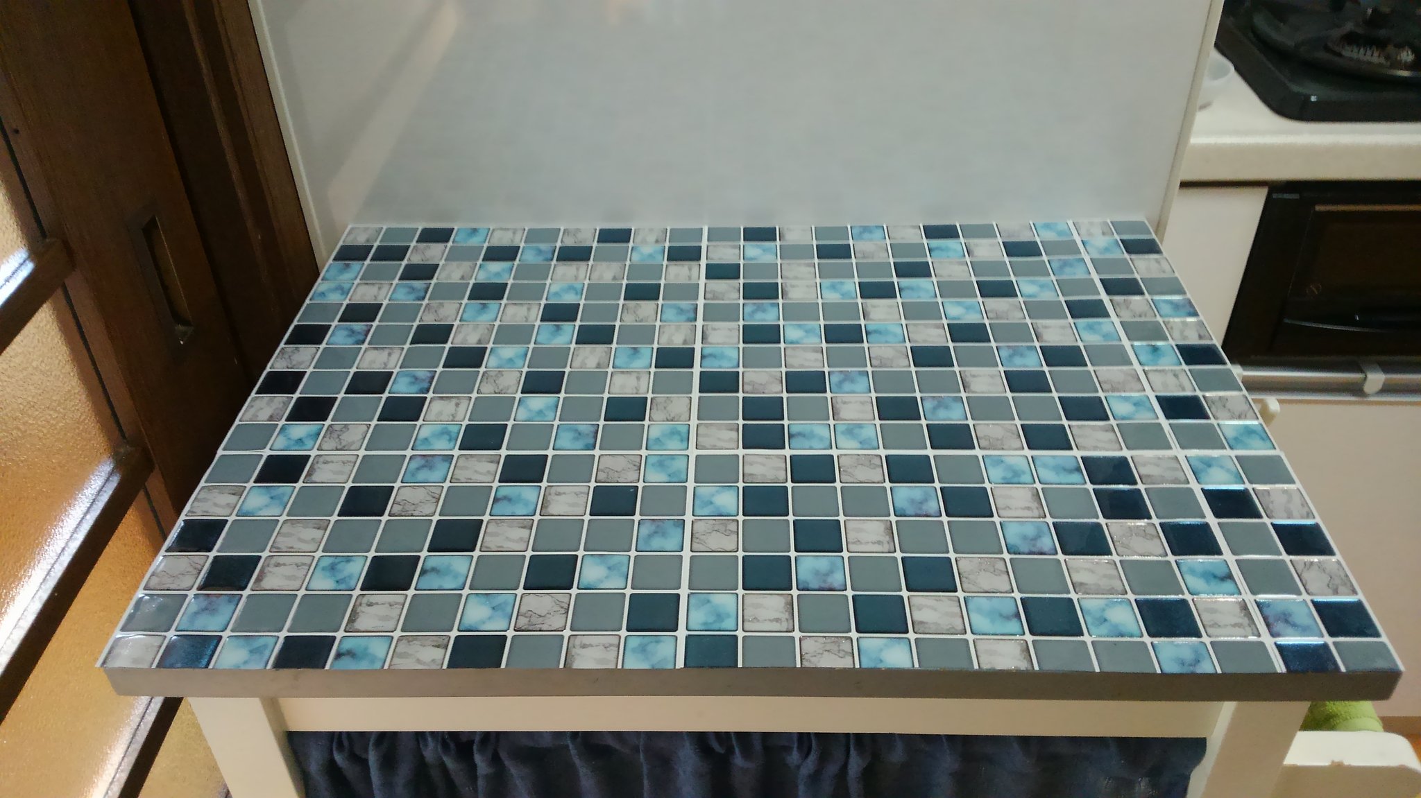 定番の冬ギフト キッチンワゴン タイル張りリメイク 収納 キッチン雑貨 Www Gscaltexindia Com