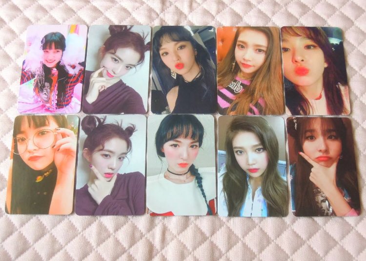 redvelvet アイリーン　ウェンディ　ジョイ　イェリ トレカ　セット red velvet photocard set (irene, joy & yeri) | Mercari
