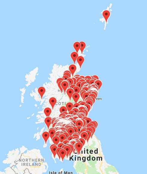 alissprogramme's tweet photo. Check out the ALISS map of Scotland 👇featuring the 'services' people have added since February.

We need much more!

We need people who run local groups to sign up &amp; add their group to ALISS to make it easier for people to find.
https://t.co/t8CdhonKtv #MondayMotivation https://t.co/aPfu4iKvO7