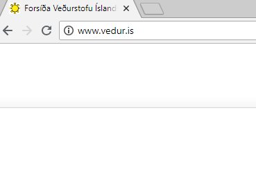 Tmar78's tweet photo. Finnst að vefstjórar https://t.co/1BAdHrYauy ættu að sjá sóma sinn í að skipta út þessu faviconi... #vedur #rigning https://t.co/sEgFBGCkPg