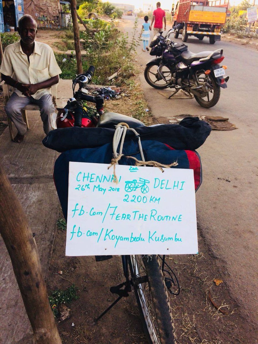 feartheroutine's tweet photo. Cycling from Chennai to Delhi (2200 KM) - What made me stay at Temples during my long distance cycling?
Continue reading here.. https://t.co/mdF5c7HDFH
#SharingExperience #FearTheRoutine #NightStay #Cycling #Chennai2Delhi #ChennaitoDelhi #Chennai #Delhi https://t.co/meM4JpeSCJ