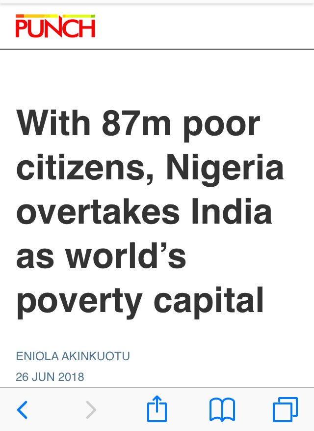 Hailfinger1's tweet image. Under the @Mbuhari led @APCNigeria, Nigeria took 1st in 
1. Poverty 
2. Corruption 
3. Killings/bloodshed 
4. Power failures 
5. Bad economy etc
Voting them again in 2019 will be a great disaster. Vote them out. #PVCRevolution