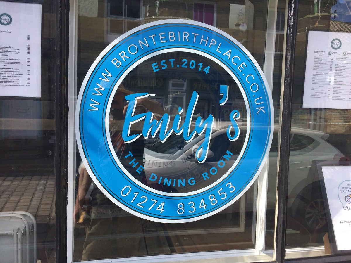 Good news from <a href="/Emilys_Bronte/">Emily's - The Brontë Birthplace</a> - a new blue #heritage plaque is going to join the inscribed stone on the Brontë birthplace near #Bradford - visit this award winning café for tea and see exactly where the Brontës were born!