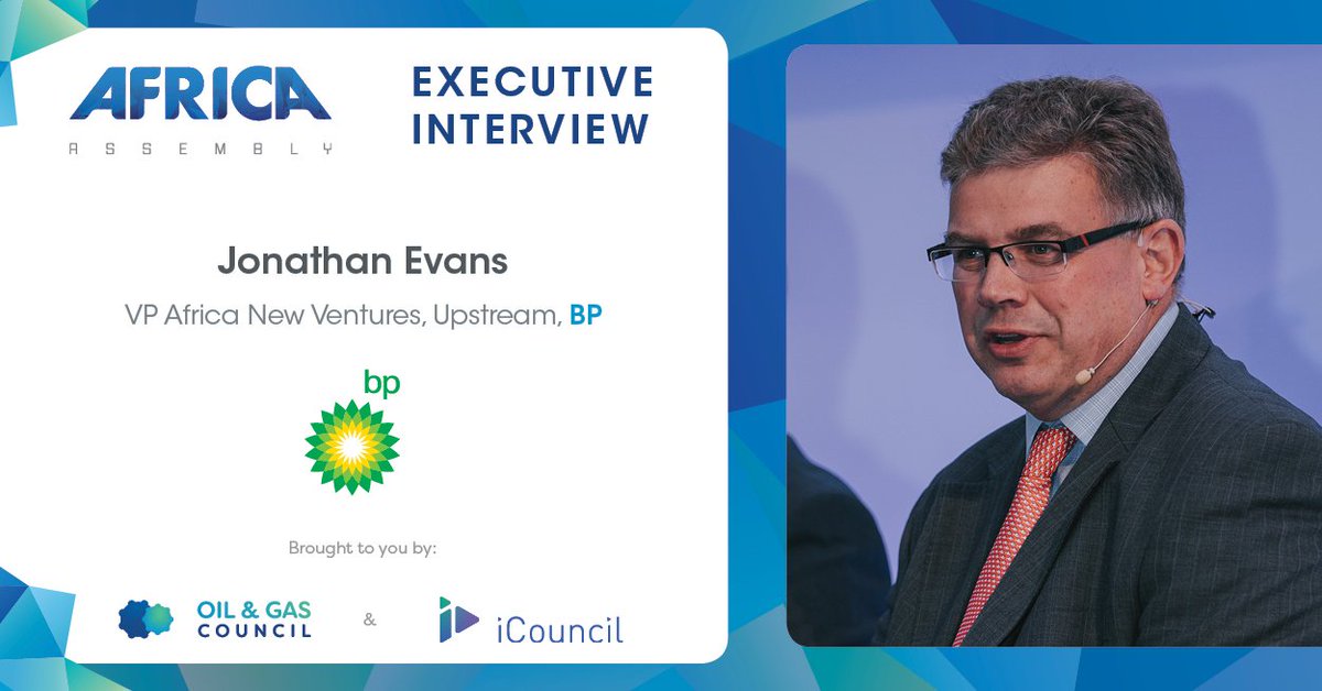 EnergyCouncil_'s tweet photo. Jonathan Evans, VP Africa New Ventures, Upstream at BP discusses the future of the African E&amp;P industry, the energy transition &amp; how the African oil &amp; gas industry can compete for investment within the global marketplace. Watch the full interview: https://t.co/nQaLAiRxtX @BP_plc https://t.co/ULoQc7P97h