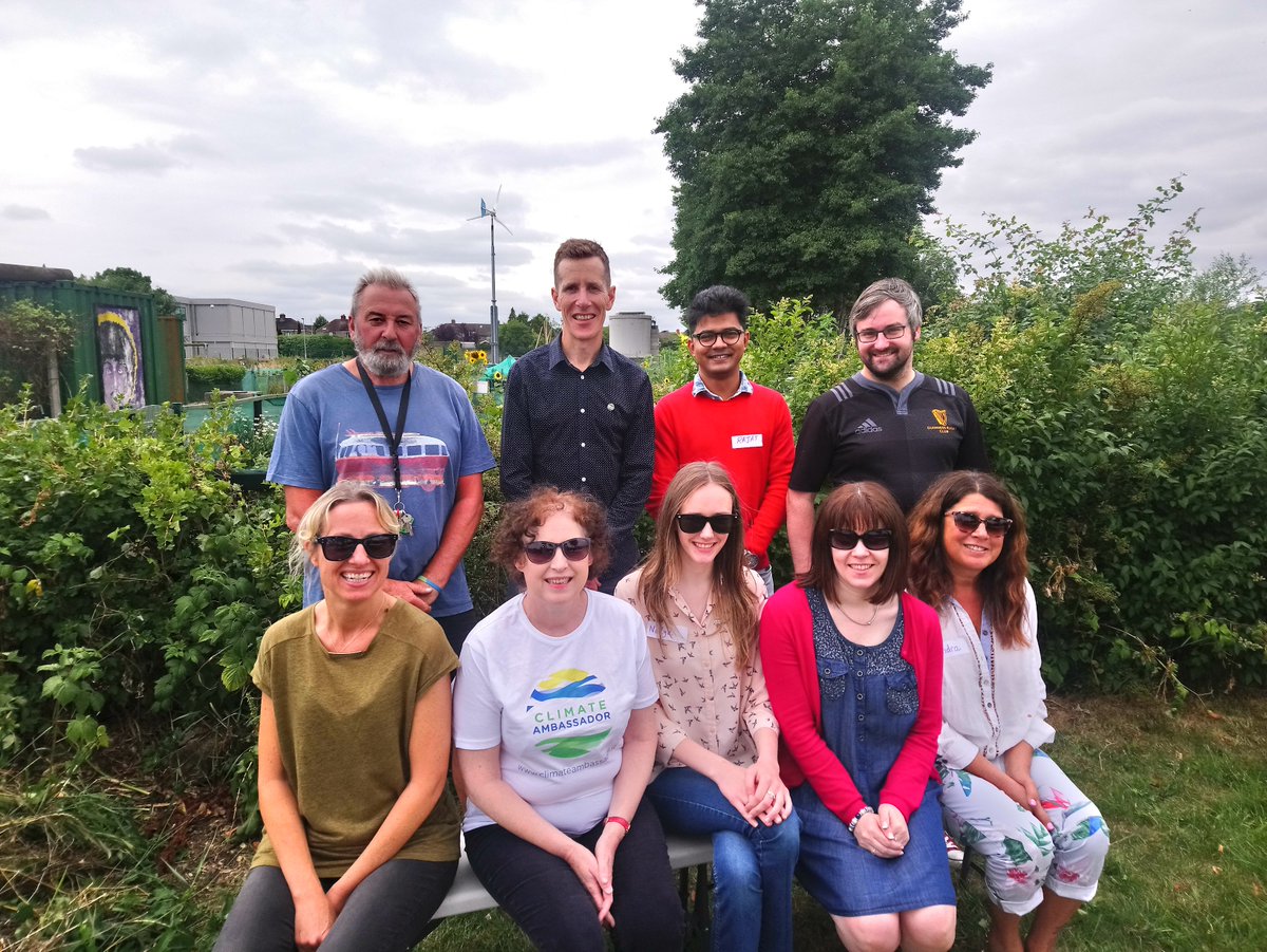 Over the weekend we had a lovely #ClimateAmbassador Network Gathering in Éamonn Ceannt Park and then on to <a href="/PearseCollege/">Pearse College</a> #allotment site for a #veggie picnic and tour with George - spot the #windturbine #solarpower and #sunflowers! <a href="/GreenCampusIE/">Green Campus Ireland</a>