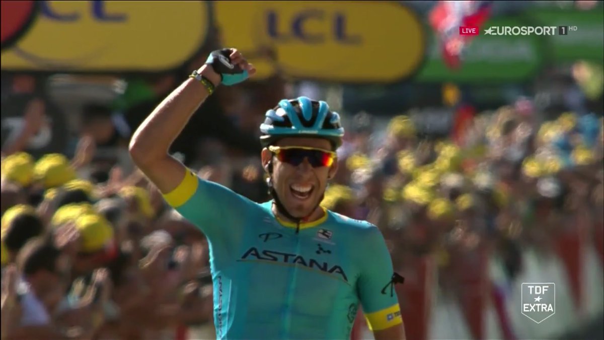 yeyocorral's tweet photo. Que gran fin de semana para @AstanaTeam  en @LeTour . Ayer @OmarFraile  y hoy @MagnusCort . Os dejamos unas imágenes del trabajo que @imasdcycling realizó con este grupazo. https://t.co/j9Jn7a8TPe
