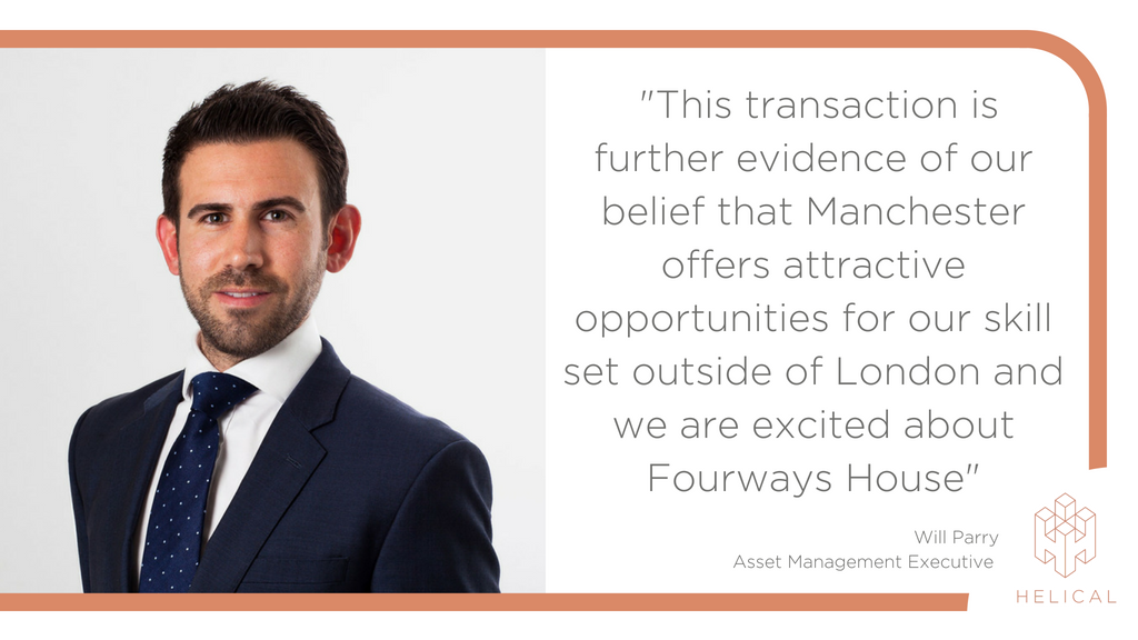 helicalplc's tweet photo. Visit our website https://t.co/bHyOIBAJfr to read all about our acquisition of Fourways House, a Grade 2 listed #Property in @NQManchester https://t.co/30VGCMhQ55