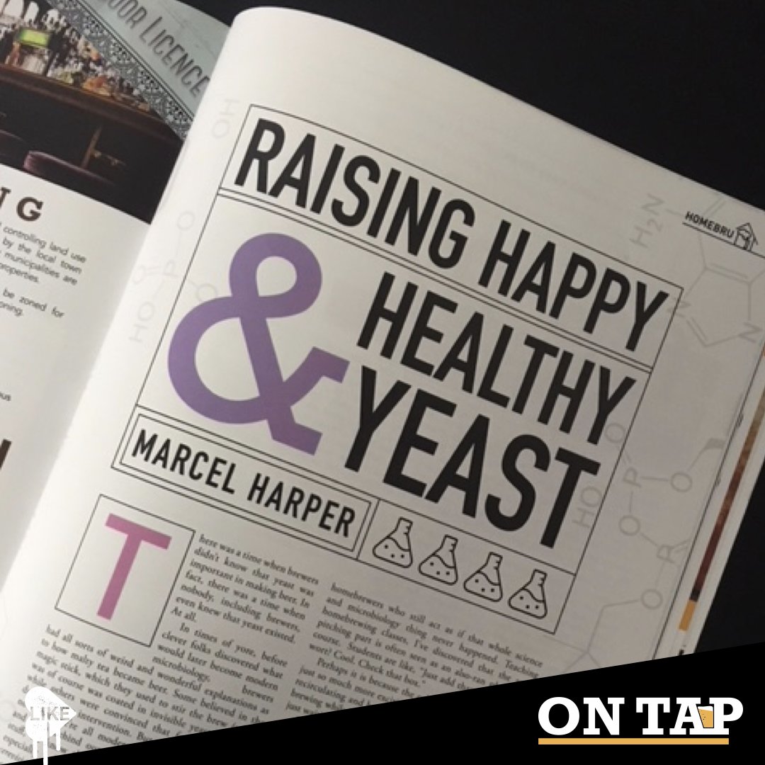 ontapmagza's tweet photo. On Tap regular, Marcel Harper, tells us how to raise happy and healthy yeast on page 53. 
#ontapmagazine #beermagazine #beer #craftbeer #beerlovers #beerontap #homebru #yeast #tips #brewtips #brew #craftbrew #brewery #DIY https://t.co/ACj5ttTrjD