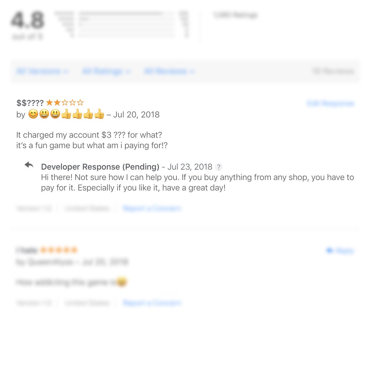 gamezaur's tweet photo. Some reviews will never stop to amaze me.
#gamedev #indiegame #indiedev https://t.co/D6L5o0tN2q