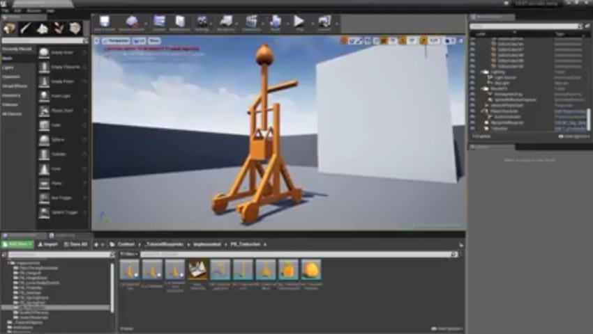 game_metrics's tweet photo. Unreal Engine 4 Tutorial - Physics Based Trebuchet https://t.co/h12wnMz6yg #ue4 #UnrealEngine #Tutorial #HowTo #physics #trebuchet #gamedev #indiedev https://t.co/YUEt4NyNK3