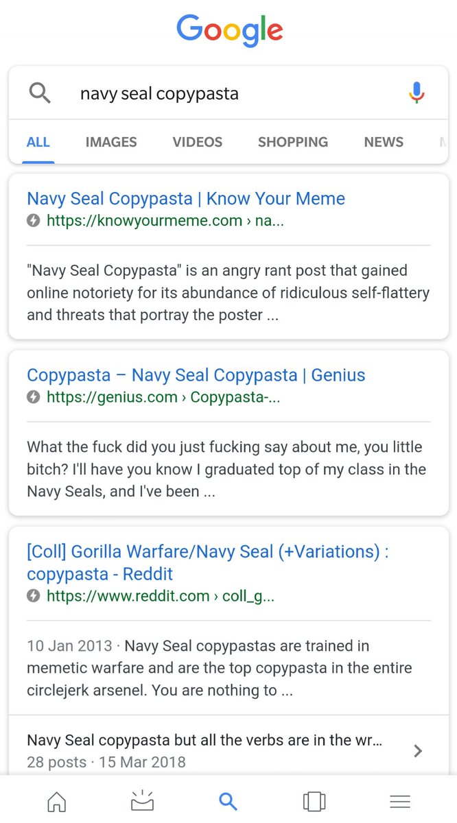 imágenes de navy seal copypasta friendly variation
