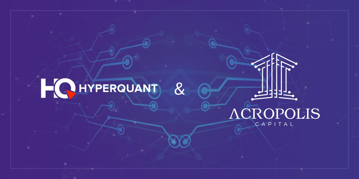 paulrogov_news's tweet image. We are excited to announce that Acropolis Capital one of the biggest institutional investor and opinion leader in China has become our newest institutional investor! Read more here: bit.ly/2LeYTNn
#hyperquant