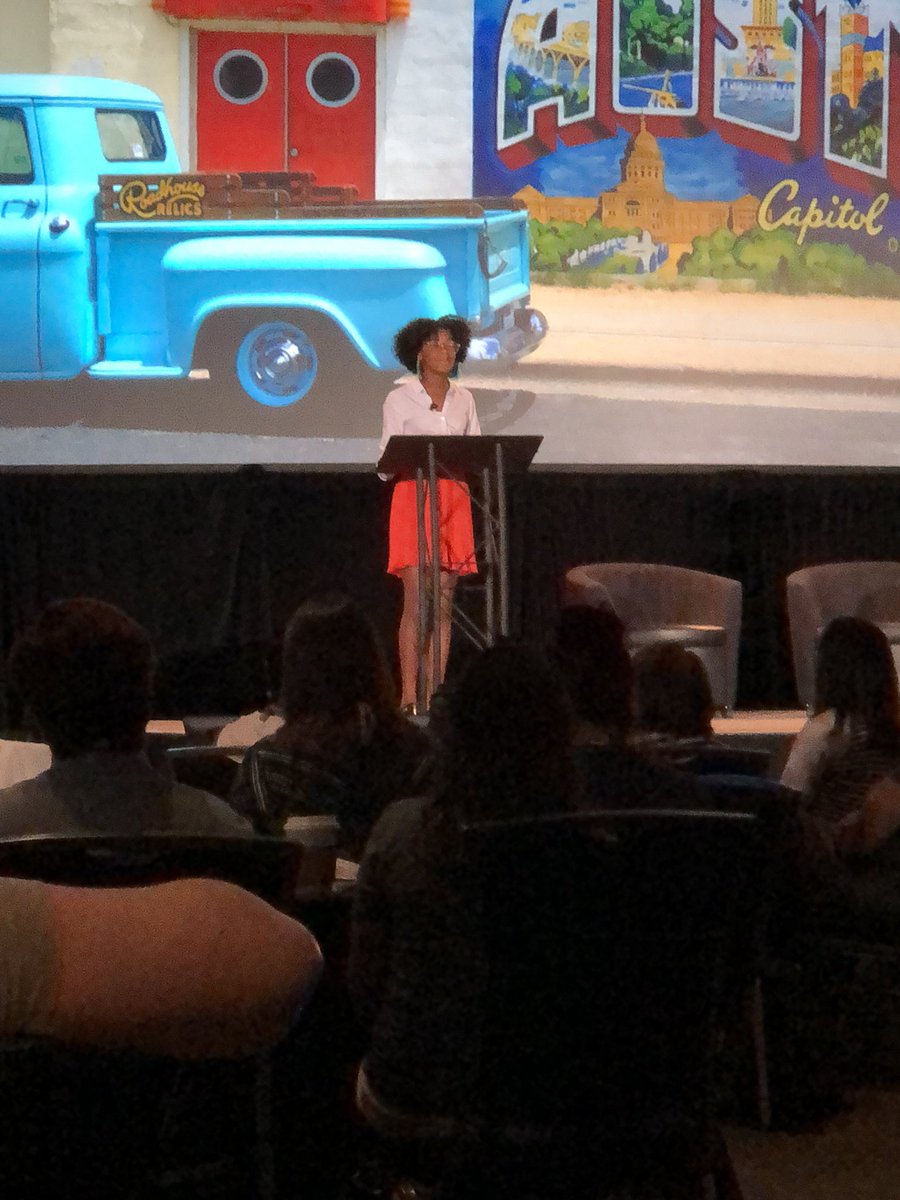 Listening to the amazing @iammarleydias at #ILA18. WOW. Just wow. 12,000 black girl books so far? Get it girl! #1000BlackGirlBooks #LiteracyHeroes #EquityInEducation