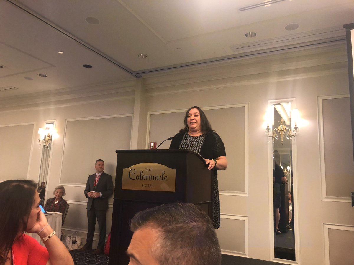 ewyche15's tweet photo. What an amazing call to action from
Assistant Dean Medwed! 
 #2018GSEConf #NEUChangeAgent https://t.co/wdoCn4n1rQ
