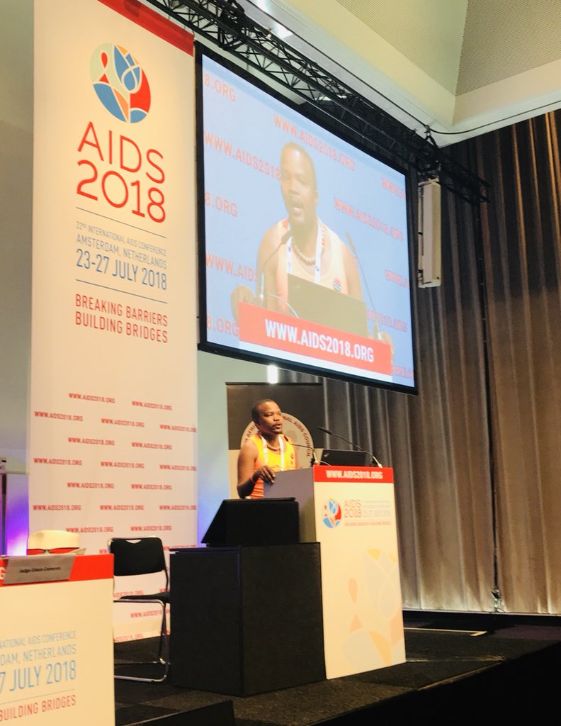 positivegp's tweet photo. @katlegorasebitse - the police arrest us on a Friday and release us on Monday, how do We not default on ARVβs?β Why do the police only arrest black sex workers and not white ones? #kwanele #stopcriminalizing #sexwork #businessunusual @health_za #PHILAthursday #aids2018conference https://t.co/oeBVJq77rW