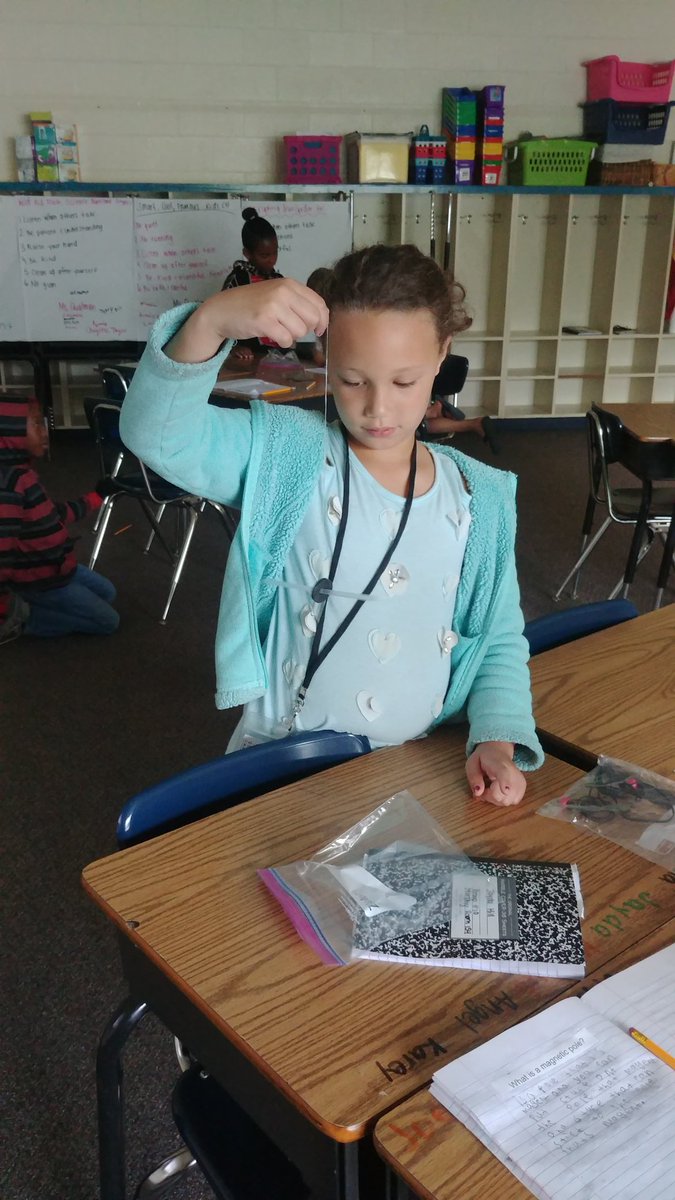 qualmanEC's tweet photo. Exploring magnetic forces and finding north with our home made compasses #summerreadingcamp #sciencerocks #TeachCabCo https://t.co/v70kQDMCgW