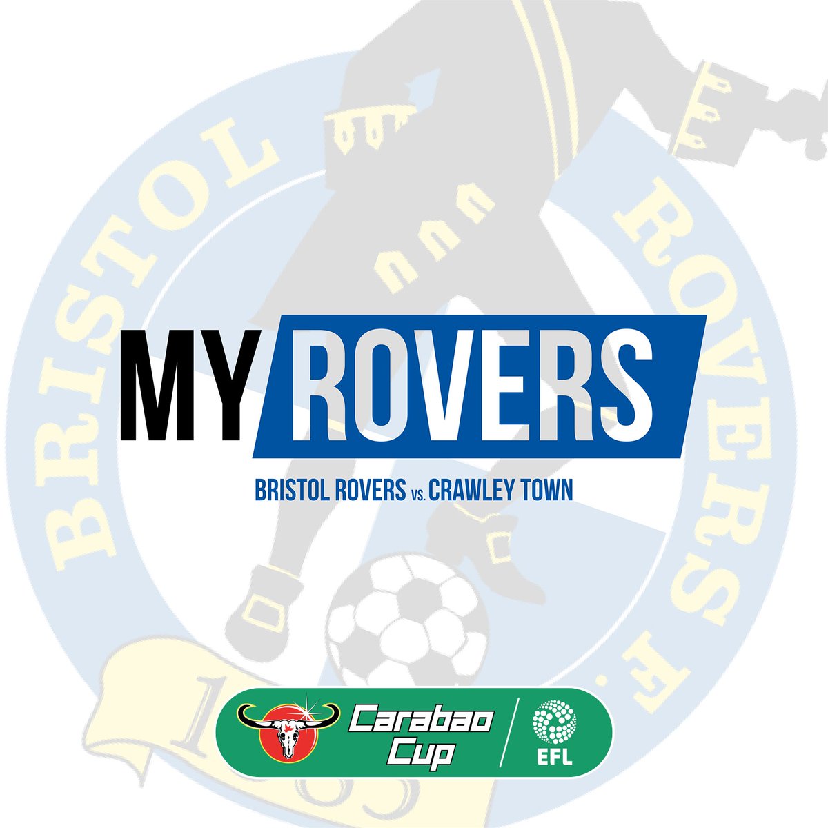 Official_BRFC's tweet photo. A summer boost! See the team in action during the @Carabao_Cup vs Crawley Town! ⚽️⚽️⚽️
For your chance to win tickets:
Follow @CarabaoUK
Use the #MyRovers
Post a picture of you showing your support for the team
Winners announced August 3rd. https://t.co/PNJLWhpDQQ