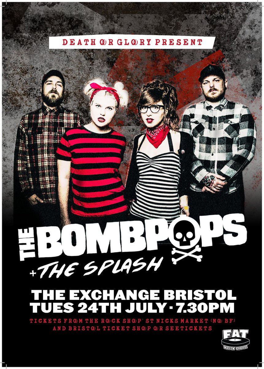 The Bombpops Tomorrow Night In Bristol At The Exchange The Bombpops Tomorrow Night In Bristol At The Exchange
