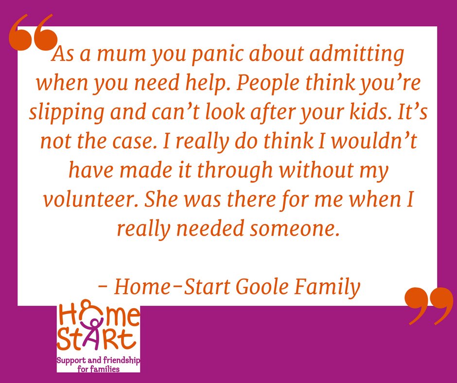 HomeStartGoole's tweet image. Our incredible volunteers offer friendship and vital support to local families in need. Right now, we need more volunteers so we can help more families. Sign up for our next volunteer training course, starting in September.