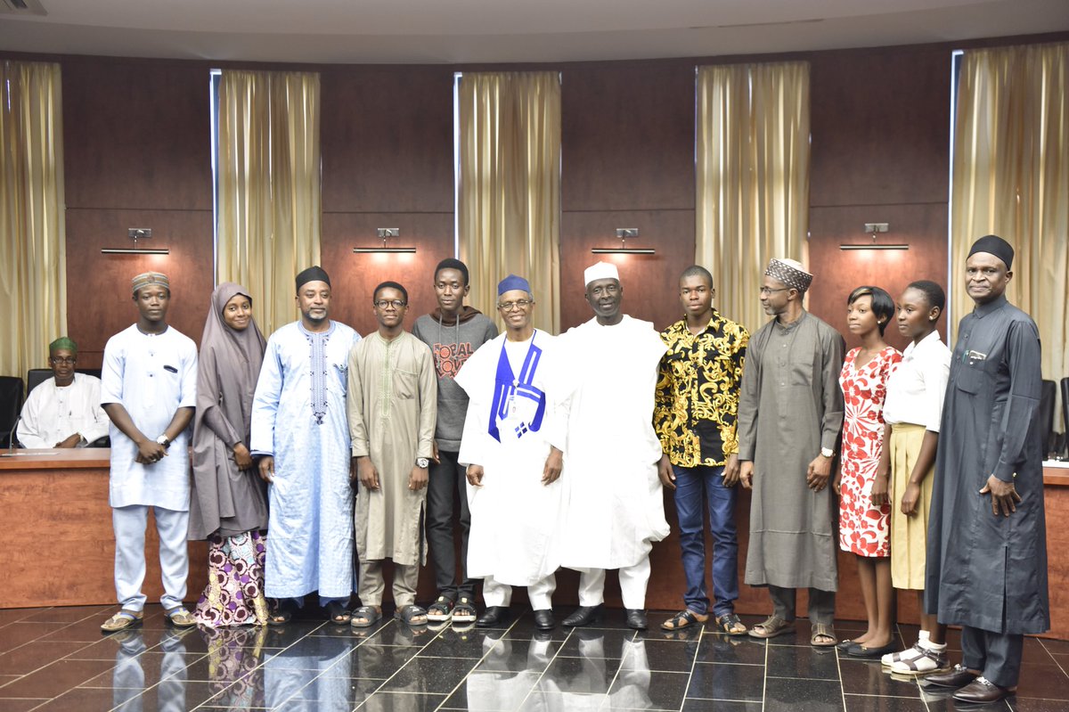 GovKaduna's tweet photo. Malam Nasir @elrufai has congratulated the team from the Kaduna State Debating Society for their runner-up performance in the international debate competition. https://t.co/eFfpCCKUhC