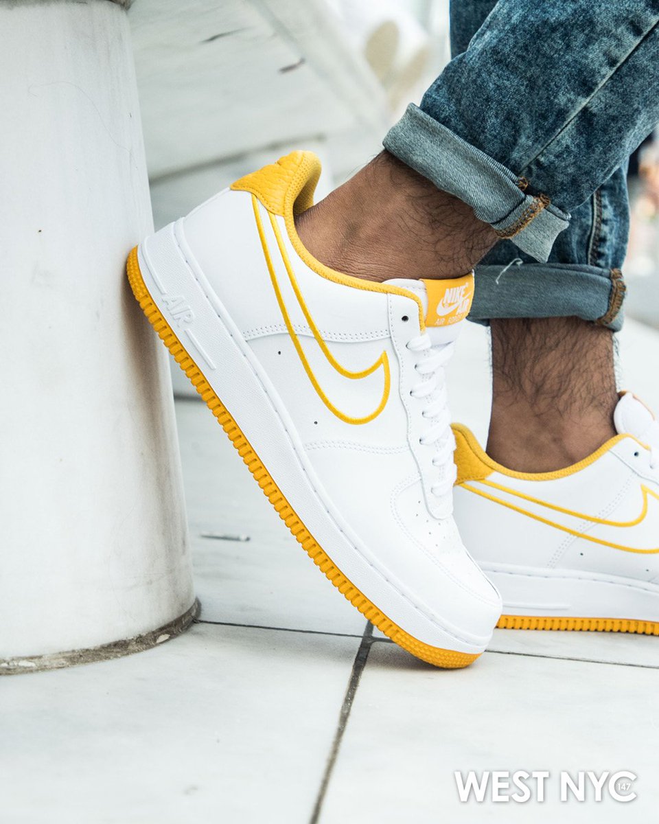 air force 1 white yellow ochre
