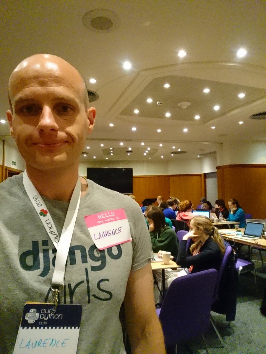 Travelnest's tweet image. Everyone concentrating hard, it&apos;s git and GitHub time at the Europython Women&apos;s Django Workshop! @tinglingham #EuroPython2018