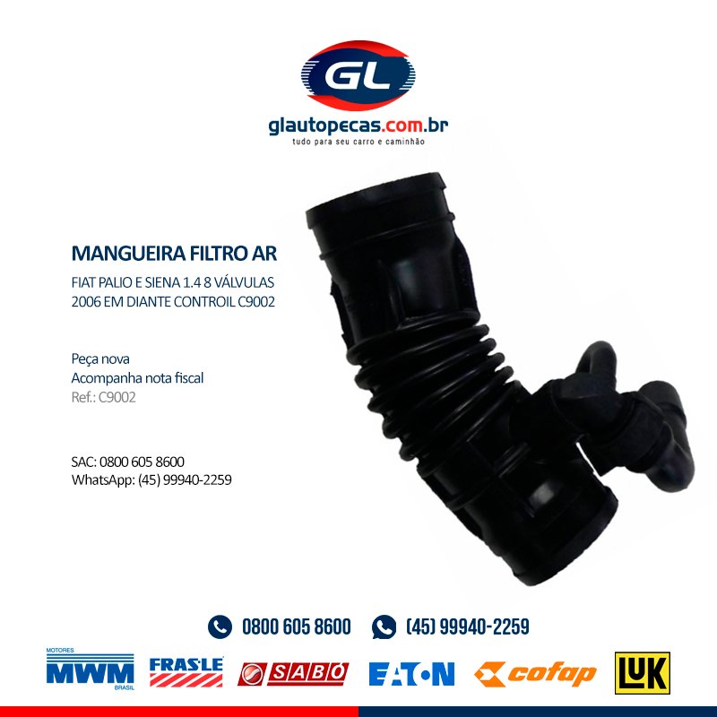 glautopecas's tweet photo. Mangueira Filtro Ar Fiat Palio e Siena 1.4 8 Válvulas 2006 em diante Controil C9002
Compre Online: https://t.co/QWADFNr2gh https://t.co/SIiIruLsFl