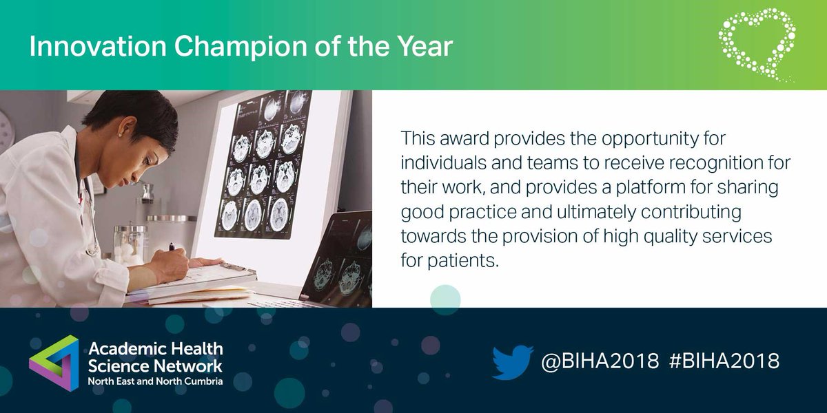 Who is your Innovation Champion of the Year? You can enter an individual or team into this year's competition to receive recognition for their work. #BIHA2018 #innovation #innovationchampion