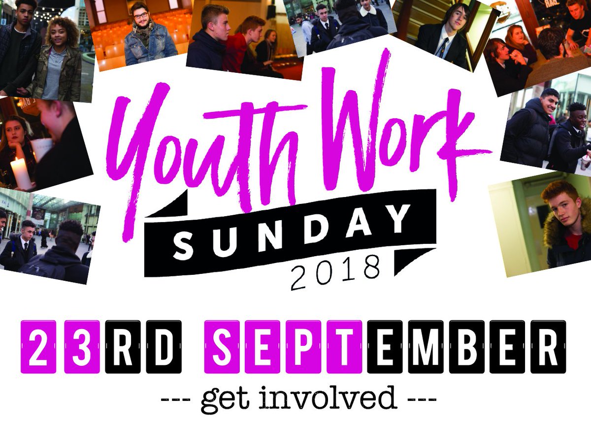 Youthscape's tweet image. Join us on 23rd Sept for Youth Work Sunday, an awesome celebration of the importance of youth work in churches. Whether your church has hundreds of young people or none at all, we have everything needed to make Youth Work Sunday a day to get inspired. youthscape.co.uk/sunday
