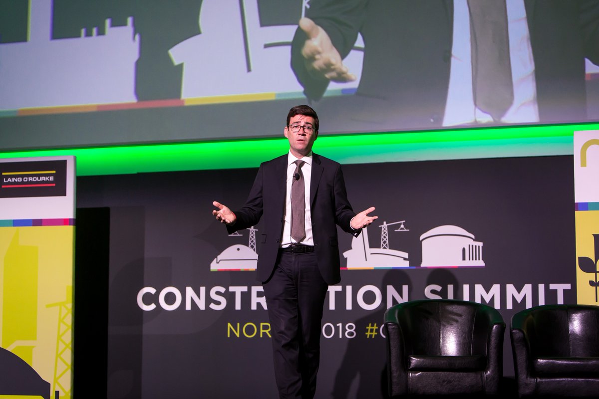 MayorofGM's tweet photo. “Construction can’t just be about building more housing and factories; we have to get our head around creating a better public realm."

Last week, Andy addressed the @gmchamber fifth annual Construction Summit, touching on housing and skills. #CSN2018

https://t.co/URSiLrE1Gw https://t.co/otXACDtUCD