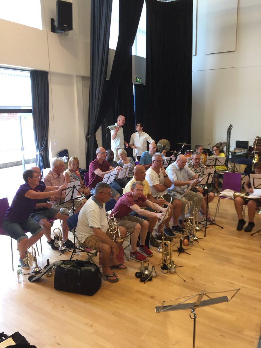 Cornets getting ready for our 2nd day of hard work