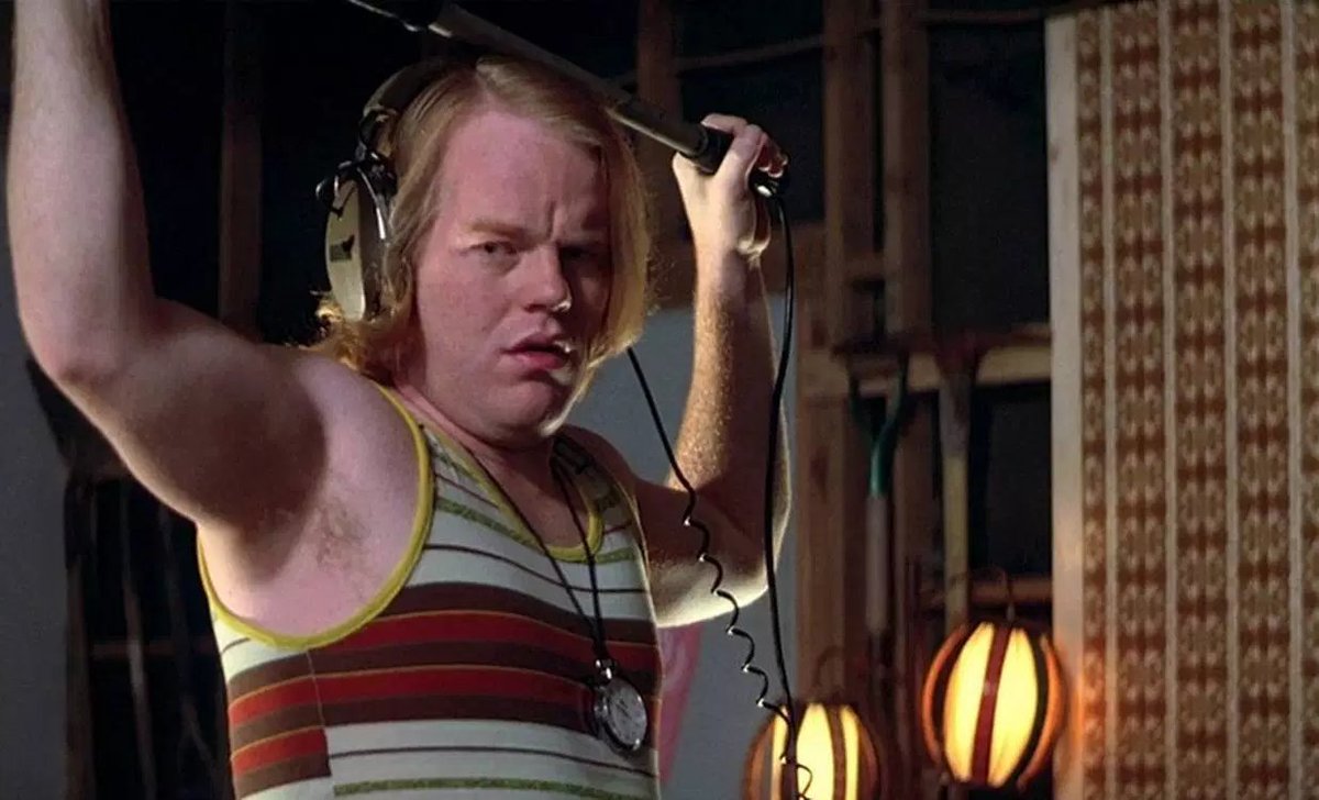 Philip Seymour Hoffman in "Boogie Nights."