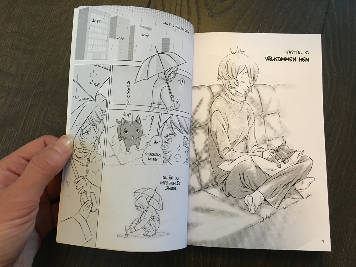 スウェーデンで多分、一番活動をしている日本漫画スタイルの漫画家はNatalia Batistaさんです。それで、スウェーデンとしてものすごく売れた『Mjau』という、子供向きの可愛い作品をご紹介させていただきます☆ @MangaNatalia @NosebleedStudio

ブログで詳しく書きます:
https://t.co/A2rnqdMlxI 