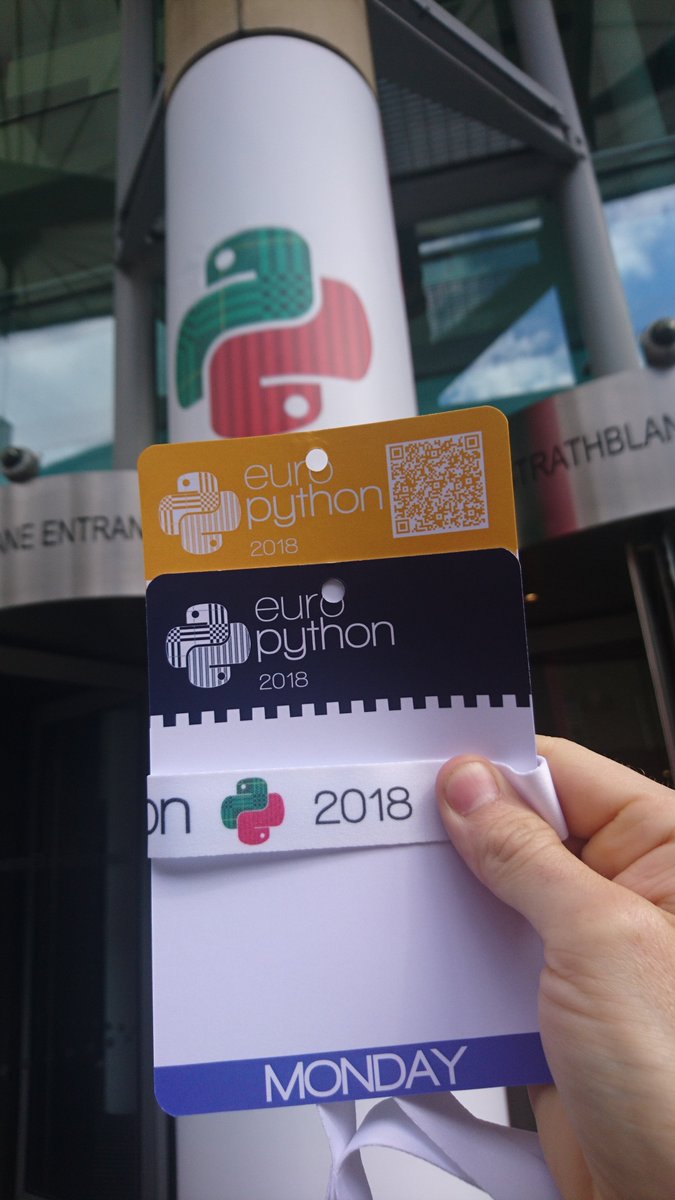Travelnest's tweet image. Snap for guess where we are today? @tinglingham #europython #EuroPython2018