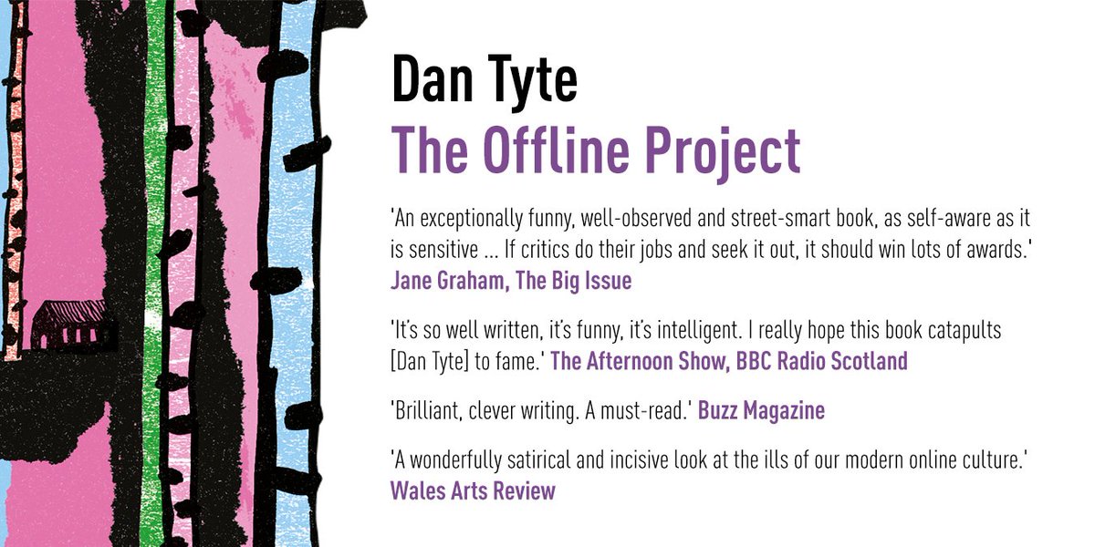 OfflineProject's tweet image. Another great review from @WalesArtsReview:
'a wonderfully satirical and incisive look at the ills of our modern online culture.'
Read full review here: walesartsreview.org/books-the-offl…