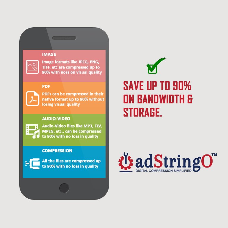 adStringO1's tweet image. What&apos;s the most precious thing in large #BFSI s? Time. @adStringO1 not only buys you more time but also saves upto 90% on space. #compression #adstringo #endpointcompression