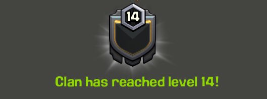Must say, the clan level 14 border looks pretty sick!