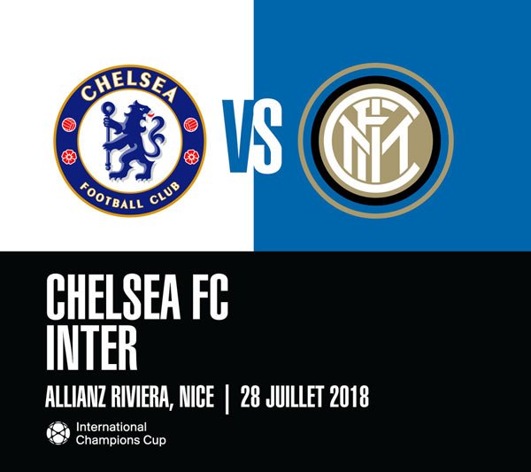 RMCsport's tweet image. [JEU🍀] Cette semaine, RMC vous offre vos places pour Chelsea-Inter Milan à Nice (International Champions Cup) 

💥 Pour participer au tirage au sort et gagner vos places (pour deux) pour la rencontre samedi 28 juillet (20h), RT + follow @RMCsport ⚽ ! 

Bonne chance à tous 🤞!