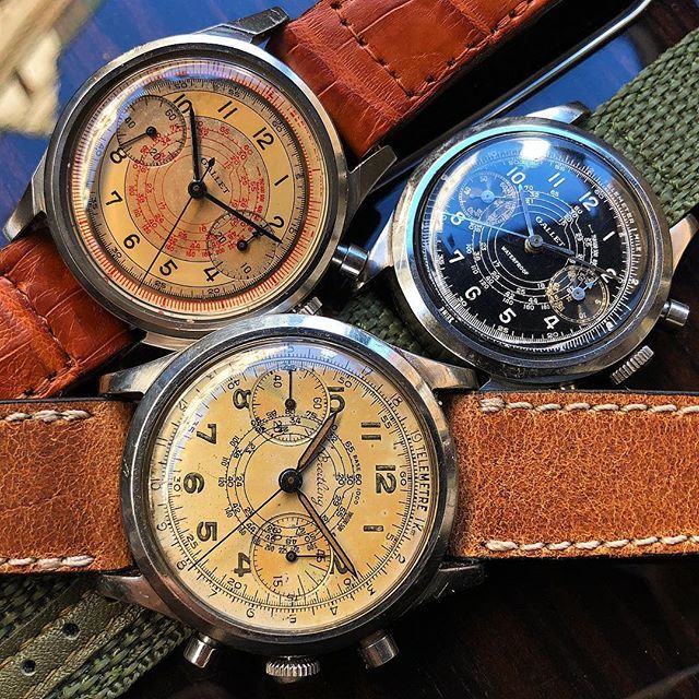 WatchFred_IG's tweet photo. #vintagechronograph ❤️
.
#Clamshell for Monday - two #Gallet #Multichron and a much rarer and larger #Breitling ref. 747.
the #SchmitzFreres case patented under Brevet 189190, applied for in May 1936, was one of the first waterproof chronograph case… https://t.co/rxVazT9hxZ https://t.co/1C47oQ4quP