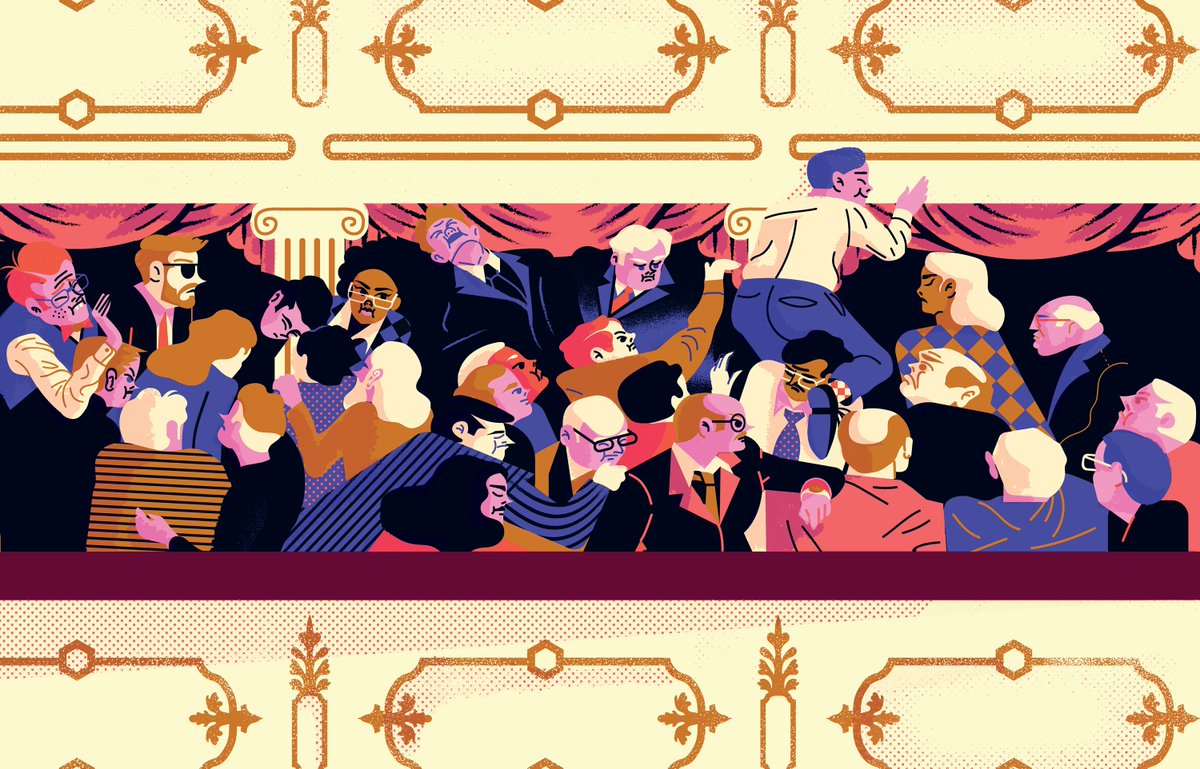 joan_alturo's tweet photo. Illustration for the @commobserver (USA) for an article about the lenders of all stripes who are crowding into capital stacks, mezzanine levels. https://t.co/pnOJVHyh7S